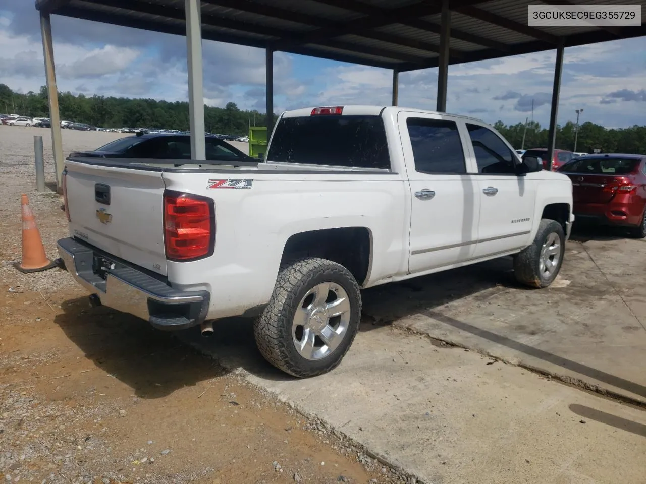 2014 Chevrolet Silverado K1500 Ltz VIN: 3GCUKSEC9EG355729 Lot: 72949984