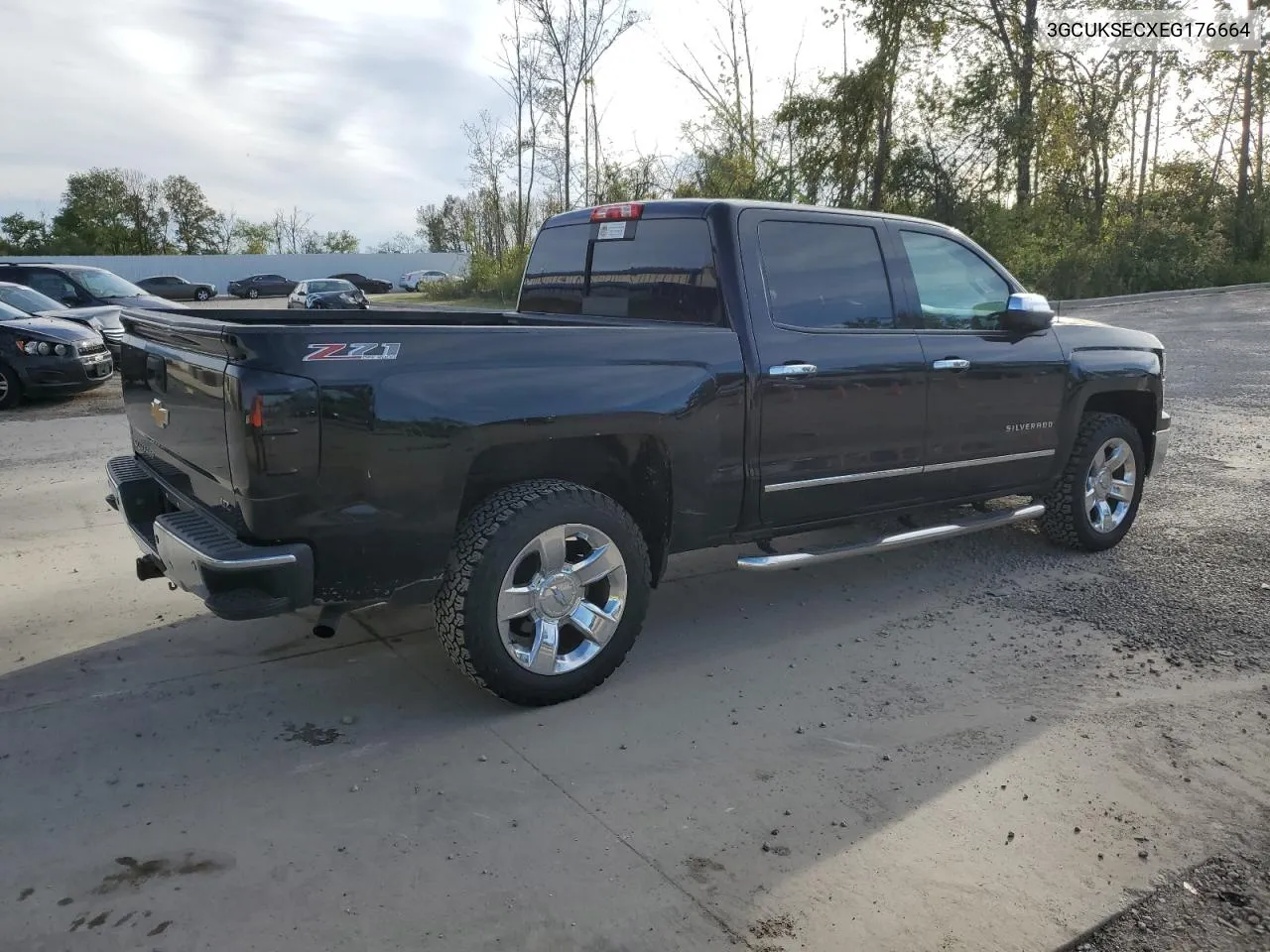 2014 Chevrolet Silverado K1500 Ltz VIN: 3GCUKSECXEG176664 Lot: 72962514