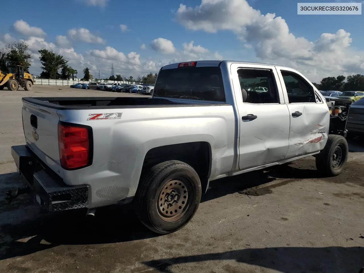 2014 Chevrolet Silverado K1500 Lt VIN: 3GCUKREC3EG320676 Lot: 73140954