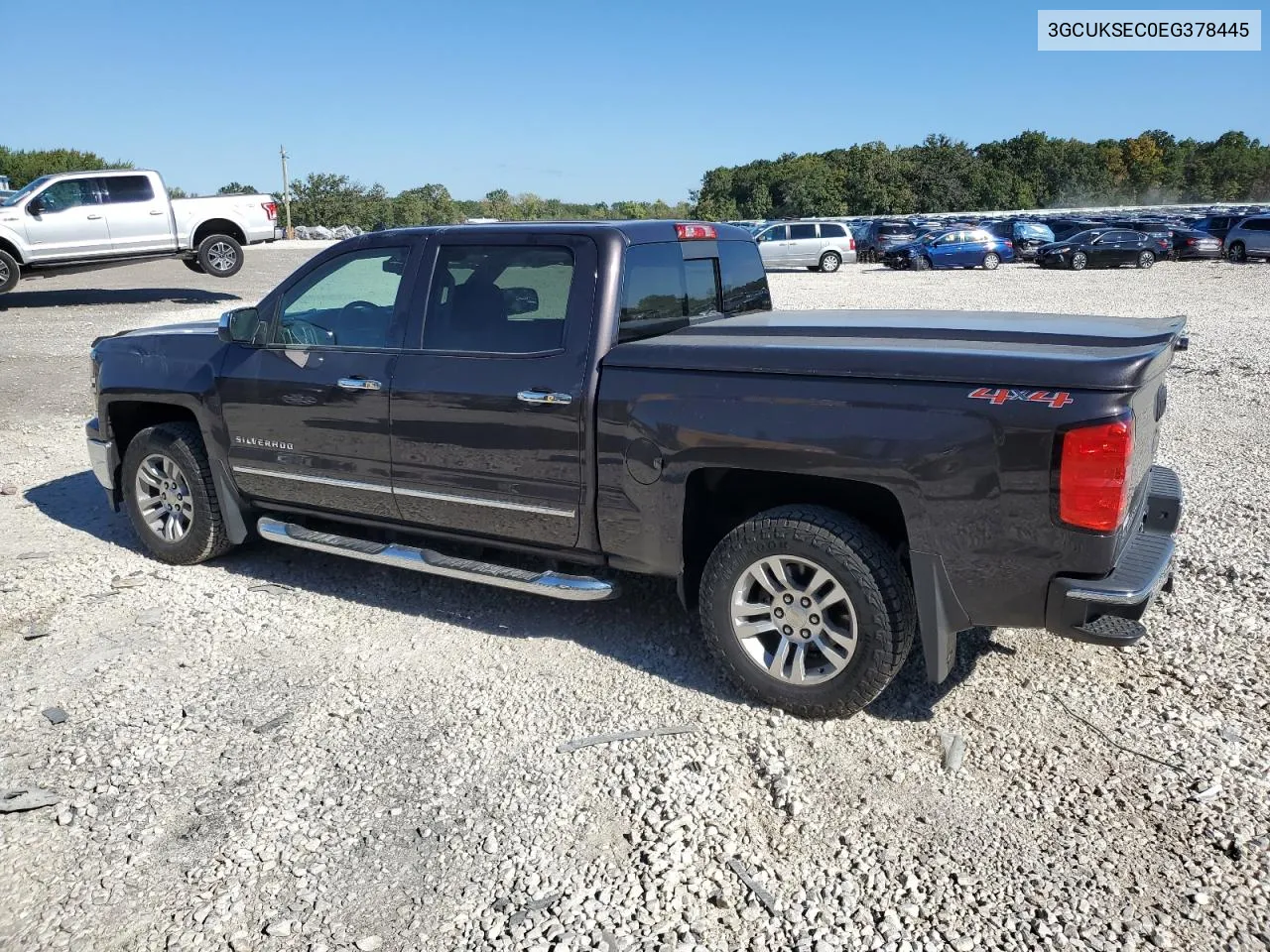 2014 Chevrolet Silverado K1500 Ltz VIN: 3GCUKSEC0EG378445 Lot: 73246834