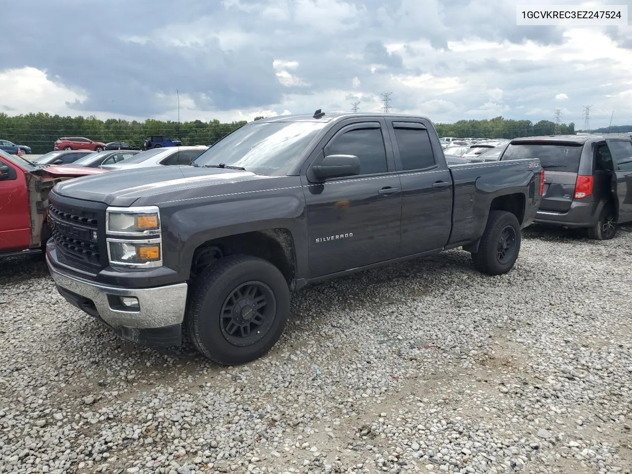 2014 Chevrolet Silverado K1500 Lt VIN: 1GCVKREC3EZ247524 Lot: 73275974