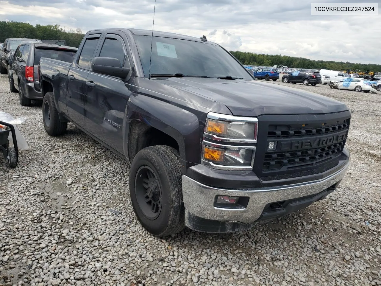 1GCVKREC3EZ247524 2014 Chevrolet Silverado K1500 Lt