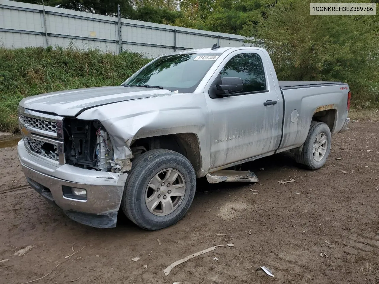 2014 Chevrolet Silverado K1500 Lt VIN: 1GCNKREH3EZ389786 Lot: 73458684