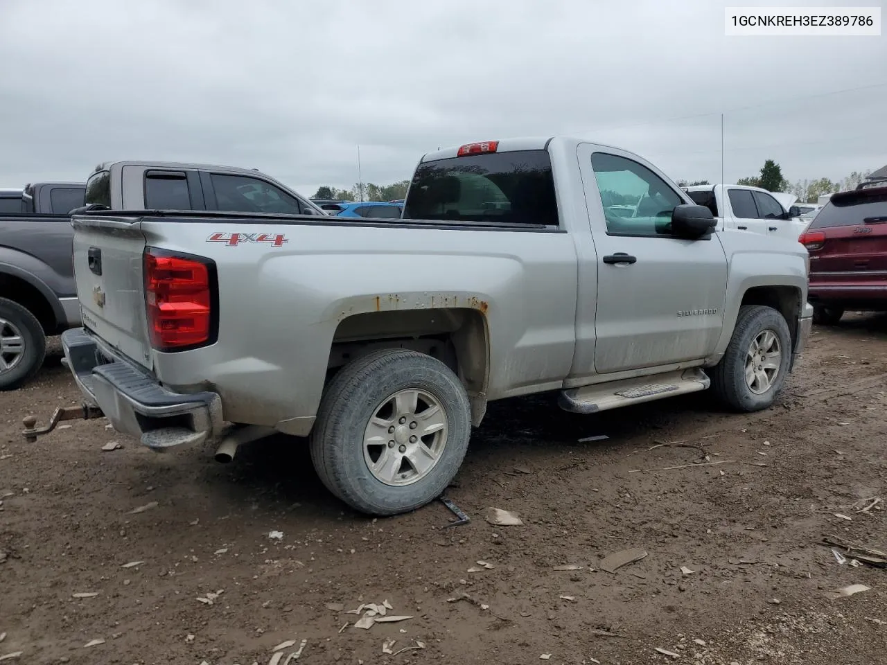 2014 Chevrolet Silverado K1500 Lt VIN: 1GCNKREH3EZ389786 Lot: 73458684