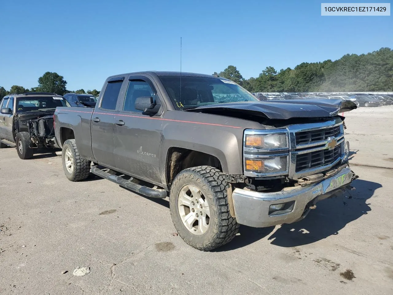 2014 Chevrolet Silverado K1500 Lt VIN: 1GCVKREC1EZ171429 Lot: 73507014