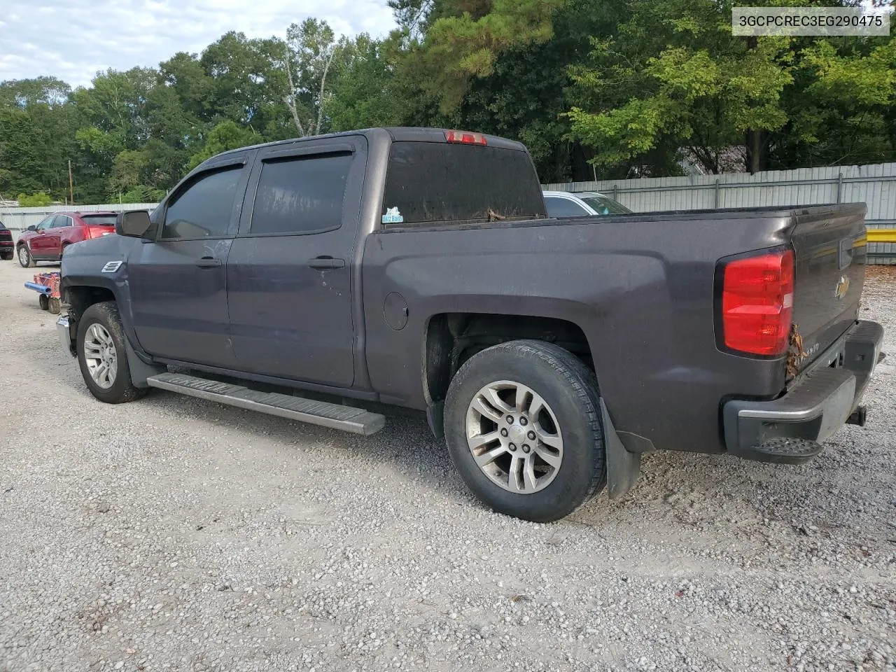 2014 Chevrolet Silverado C1500 Lt VIN: 3GCPCREC3EG290475 Lot: 73564954