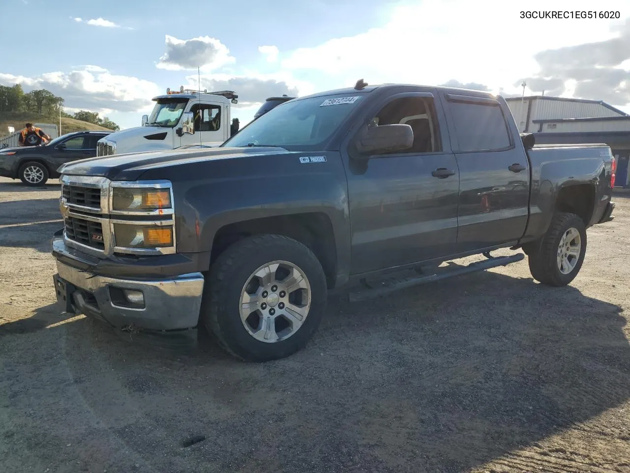 2014 Chevrolet Silverado K1500 Lt VIN: 3GCUKREC1EG516020 Lot: 73612744