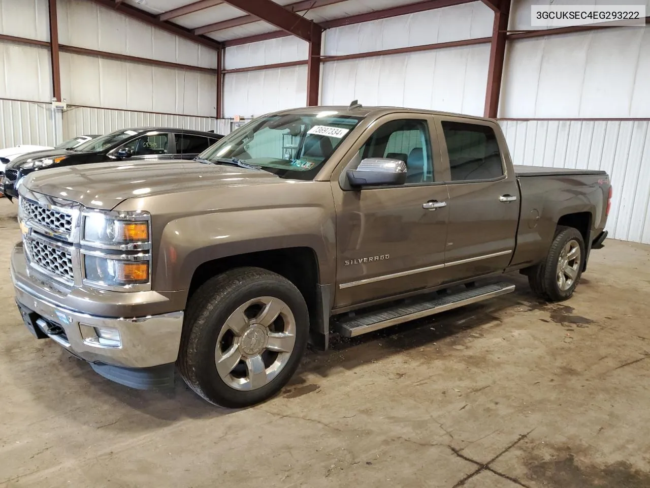 2014 Chevrolet Silverado K1500 Ltz VIN: 3GCUKSEC4EG293222 Lot: 73697334