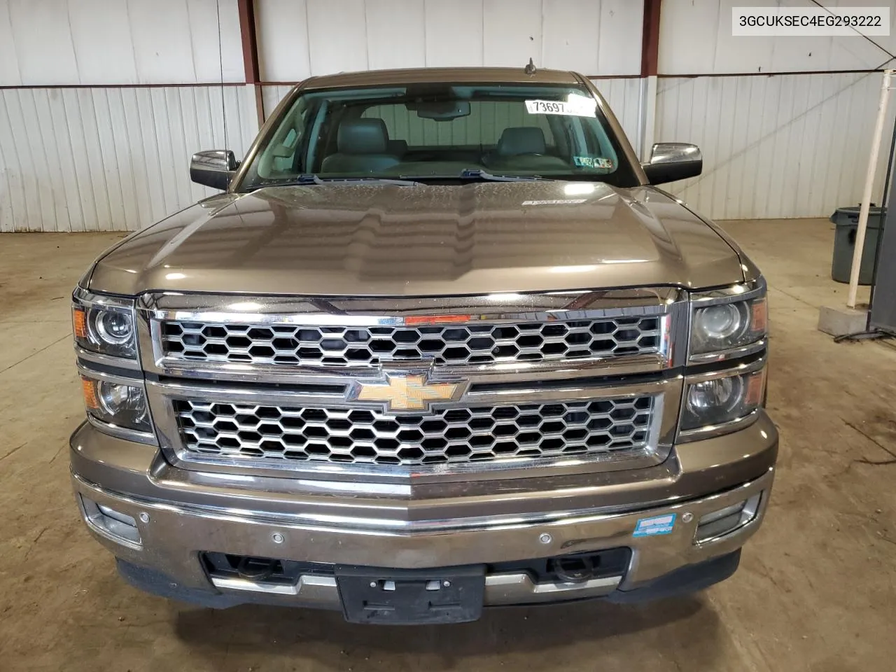 2014 Chevrolet Silverado K1500 Ltz VIN: 3GCUKSEC4EG293222 Lot: 73697334