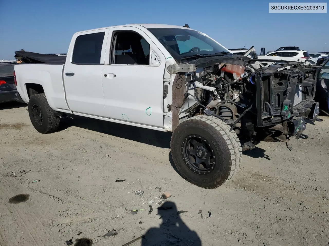 2014 Chevrolet Silverado K1500 Lt VIN: 3GCUKRECXEG203810 Lot: 73709614