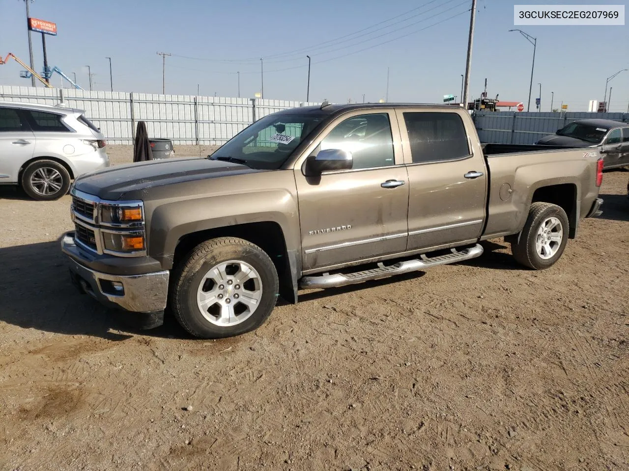 2014 Chevrolet Silverado K1500 Ltz VIN: 3GCUKSEC2EG207969 Lot: 73793254