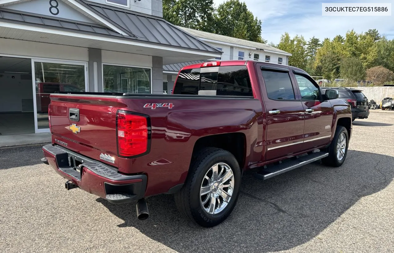 2014 Chevrolet Silverado K1500 High Country VIN: 3GCUKTEC7EG515886 Lot: 73840164