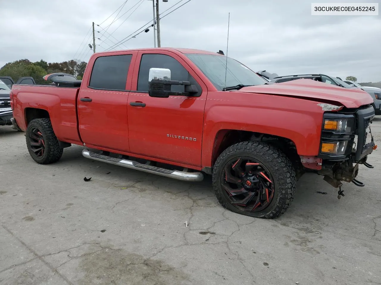 2014 Chevrolet Silverado K1500 Lt VIN: 3GCUKREC0EG452245 Lot: 74011144