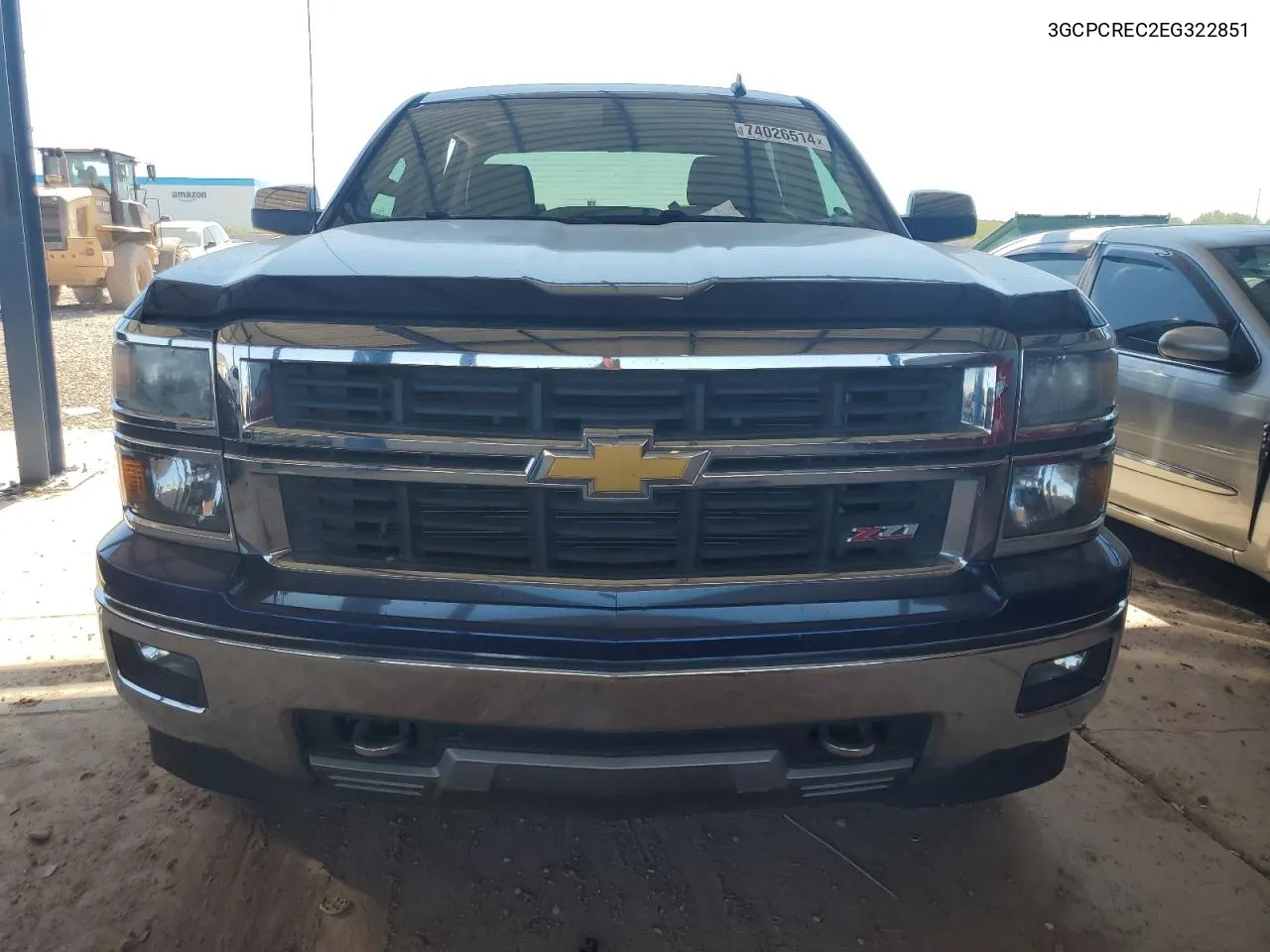 2014 Chevrolet Silverado C1500 Lt VIN: 3GCPCREC2EG322851 Lot: 74026514