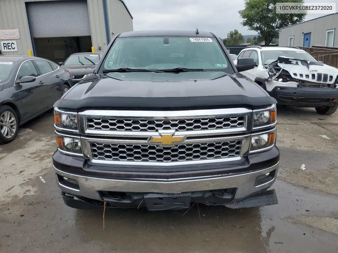 2014 Chevrolet Silverado K1500 Lt VIN: 1GCVKREC8EZ372020 Lot: 74041594