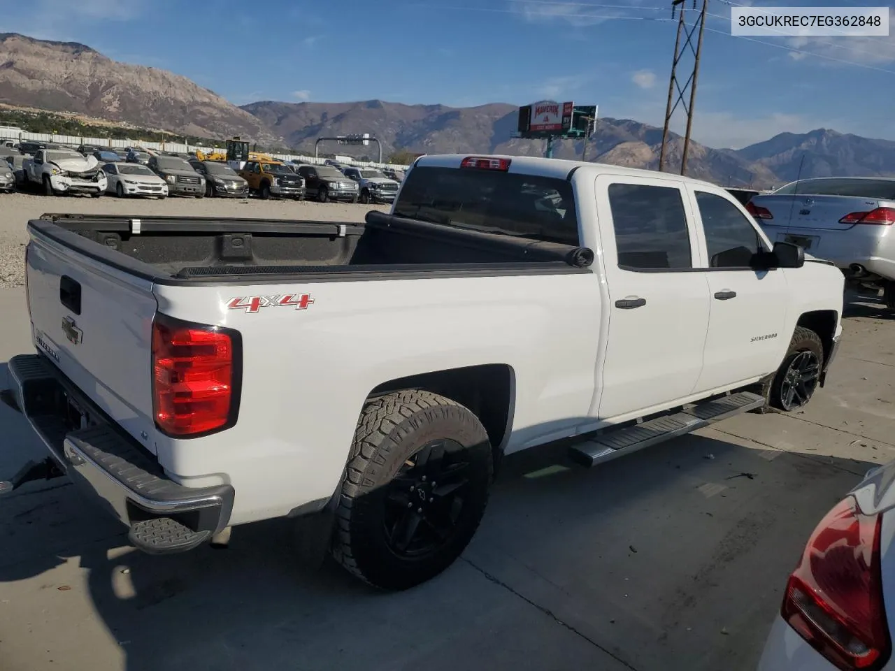 2014 Chevrolet Silverado K1500 Lt VIN: 3GCUKREC7EG362848 Lot: 74082504