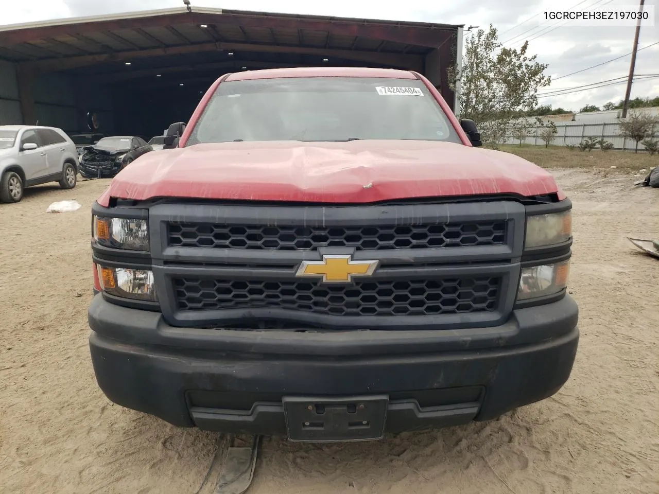 2014 Chevrolet Silverado C1500 VIN: 1GCRCPEH3EZ197030 Lot: 74245404