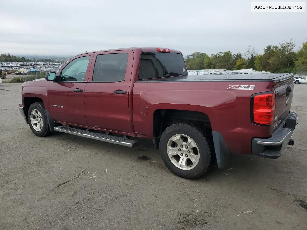 3GCUKREC8EG381456 2014 Chevrolet Silverado K1500 Lt