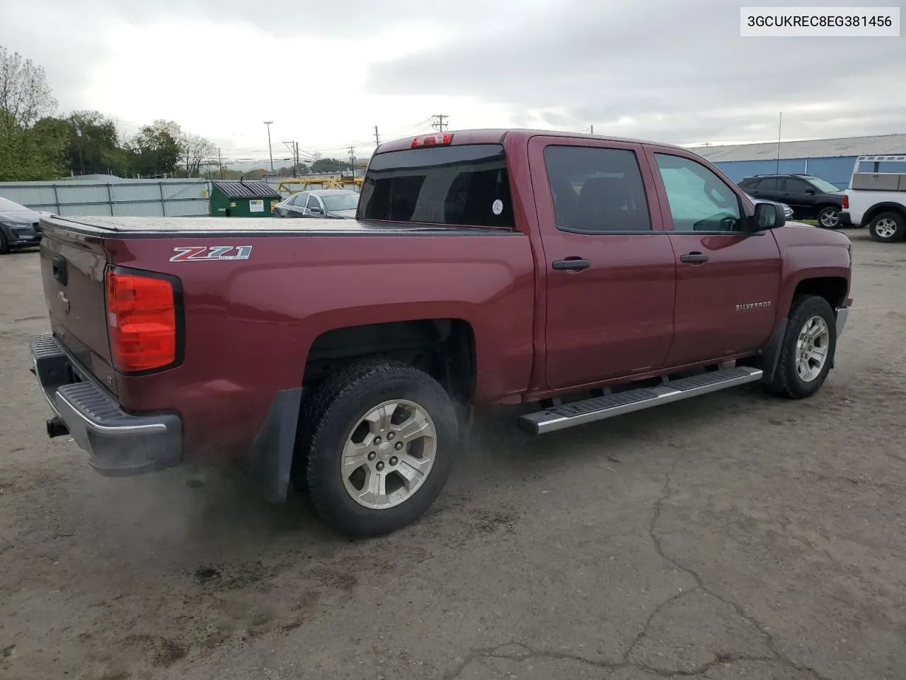 2014 Chevrolet Silverado K1500 Lt VIN: 3GCUKREC8EG381456 Lot: 74322744