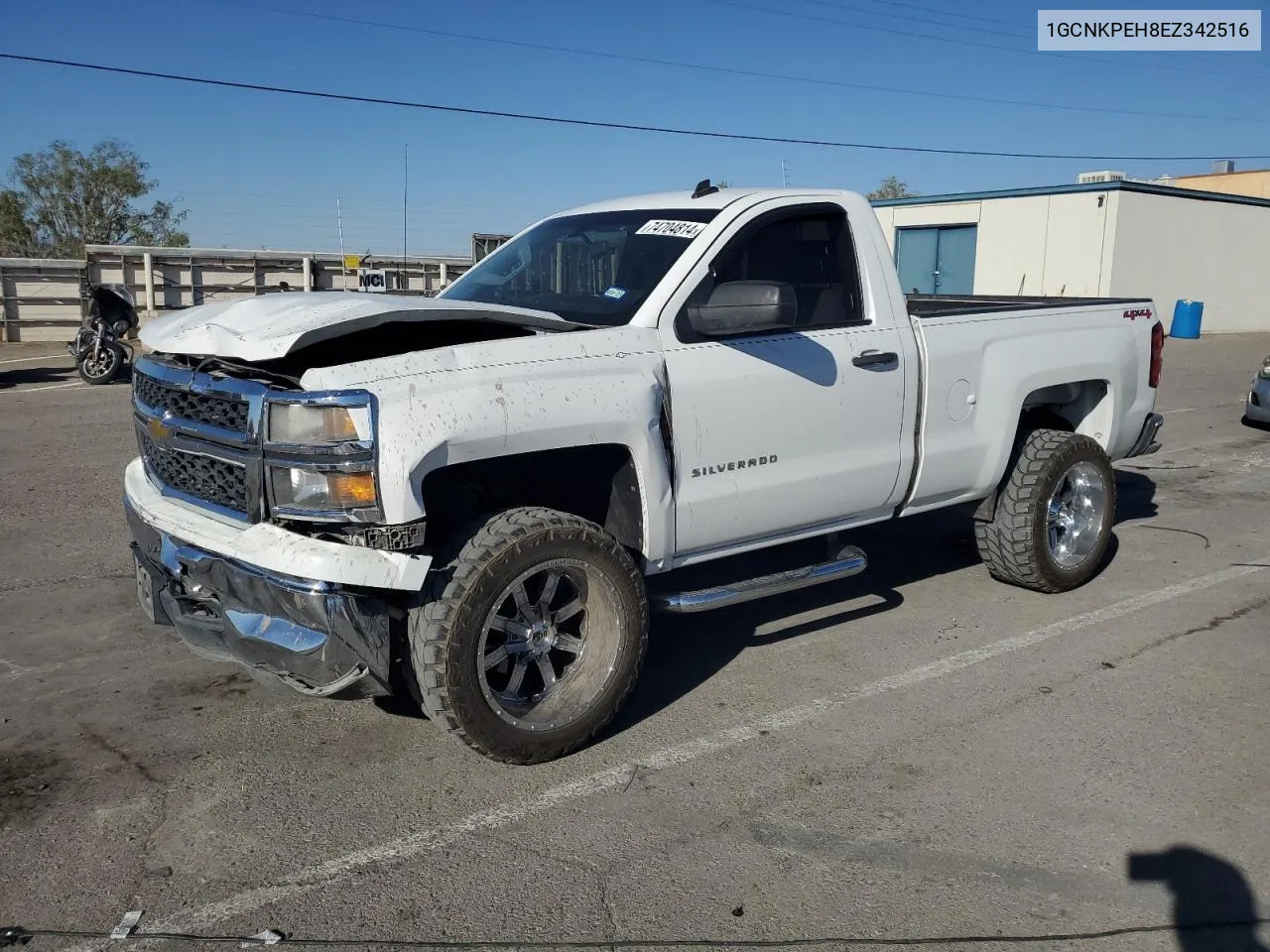 2014 Chevrolet Silverado K1500 VIN: 1GCNKPEH8EZ342516 Lot: 74704814