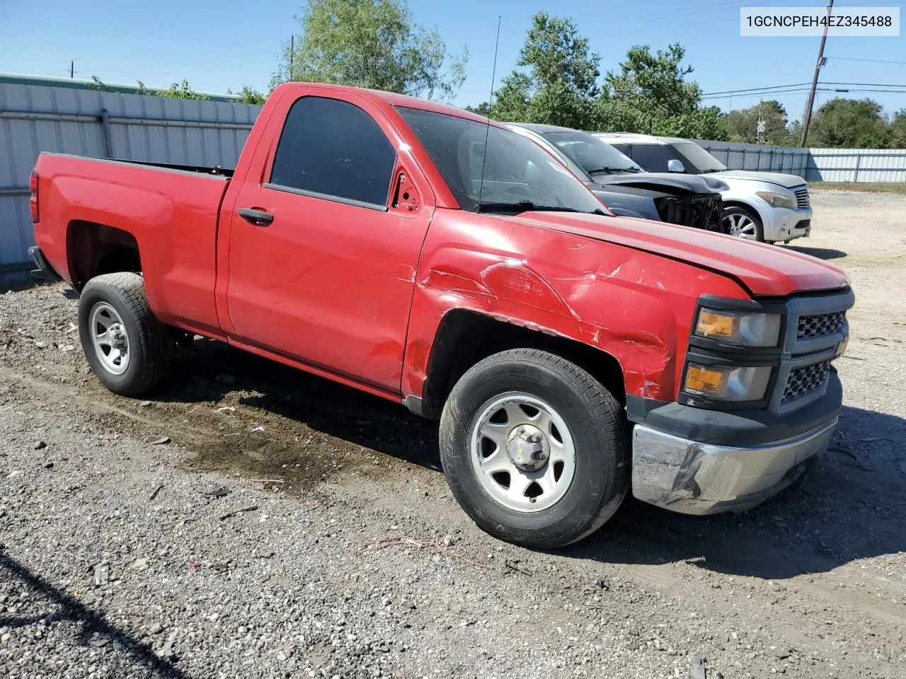 2014 Chevrolet Silverado C1500 VIN: 1GCNCPEH4EZ345488 Lot: 74973374