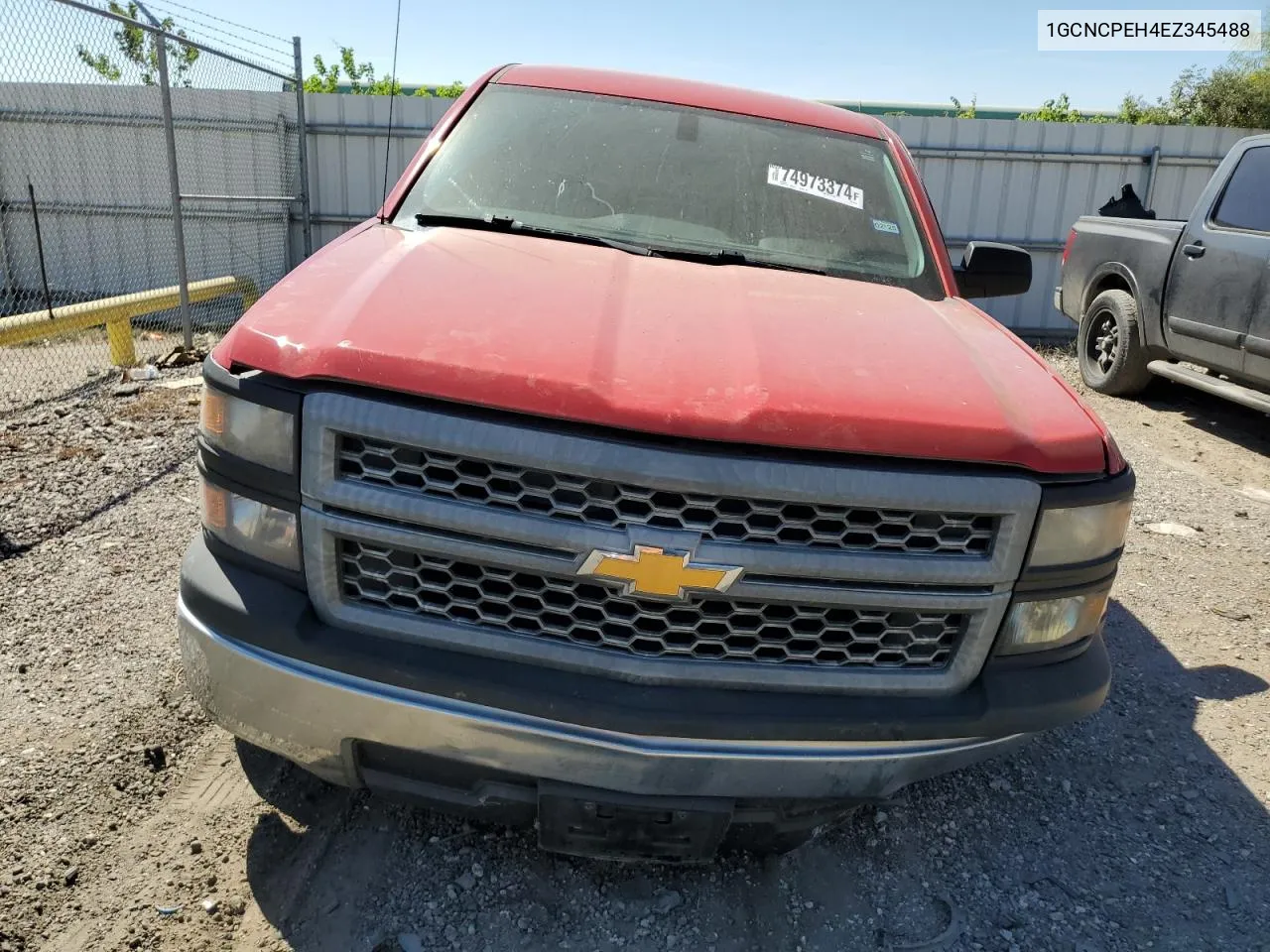 2014 Chevrolet Silverado C1500 VIN: 1GCNCPEH4EZ345488 Lot: 74973374