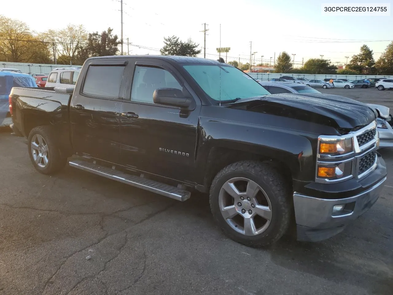 2014 Chevrolet Silverado C1500 Lt VIN: 3GCPCREC2EG124755 Lot: 75039484