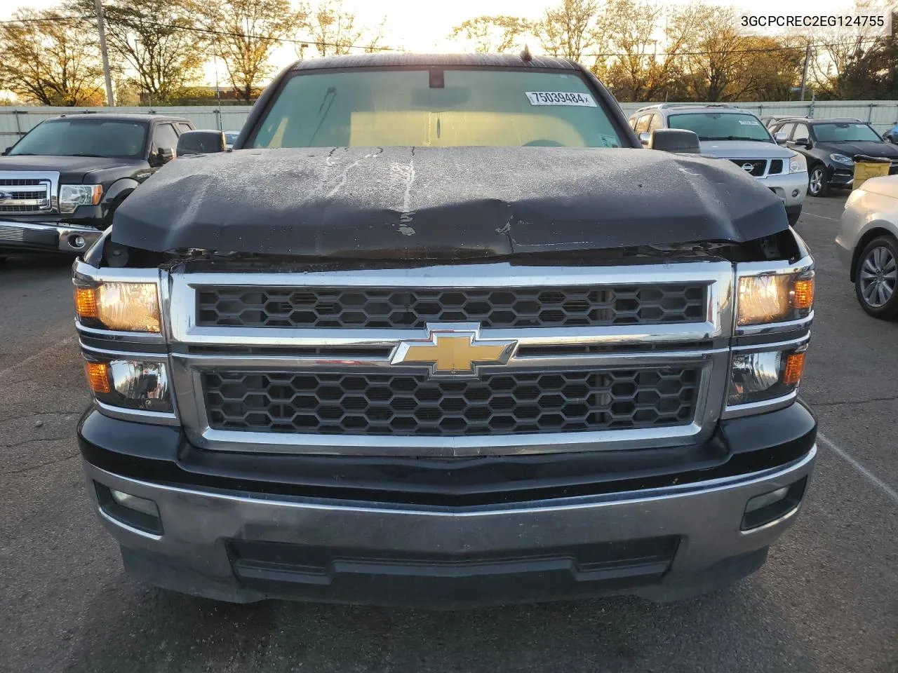 2014 Chevrolet Silverado C1500 Lt VIN: 3GCPCREC2EG124755 Lot: 75039484