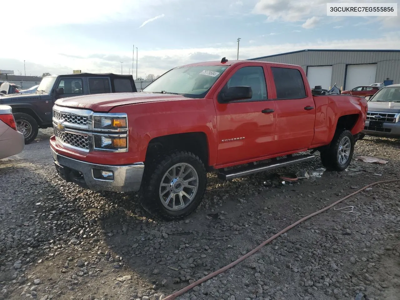 2014 Chevrolet Silverado K1500 Lt VIN: 3GCUKREC7EG555856 Lot: 75179584