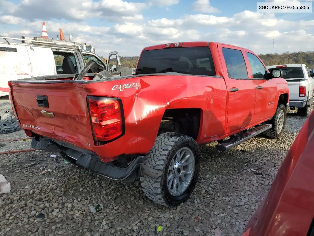 2014 Chevrolet Silverado K1500 Lt VIN: 3GCUKREC7EG555856 Lot: 75179584