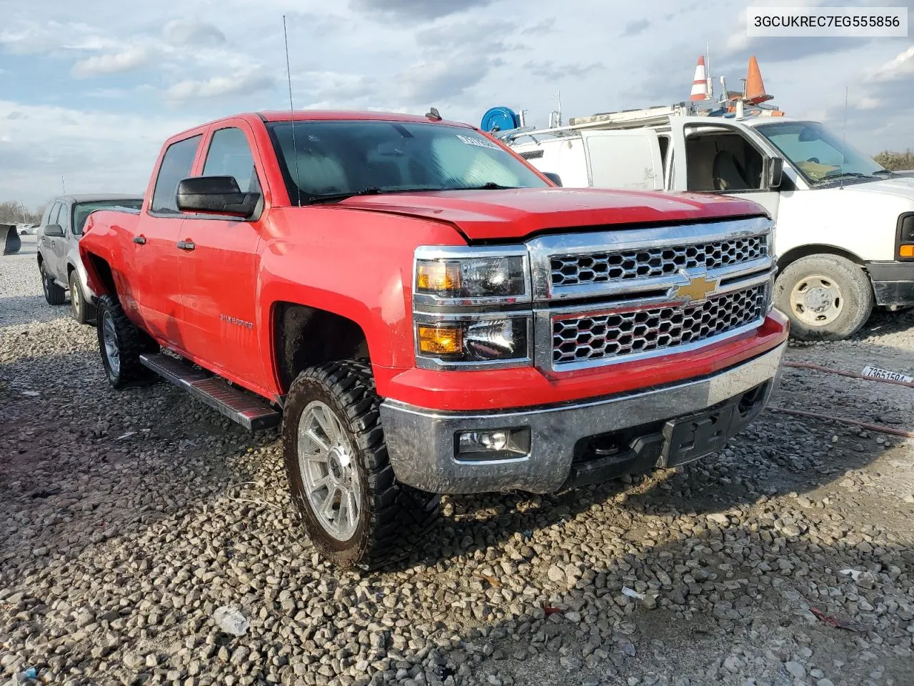 2014 Chevrolet Silverado K1500 Lt VIN: 3GCUKREC7EG555856 Lot: 75179584