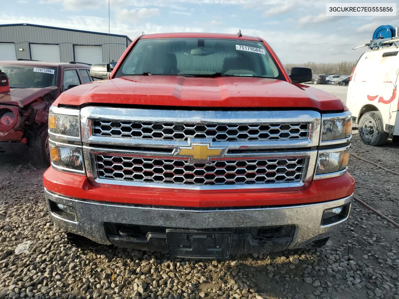 2014 Chevrolet Silverado K1500 Lt VIN: 3GCUKREC7EG555856 Lot: 75179584