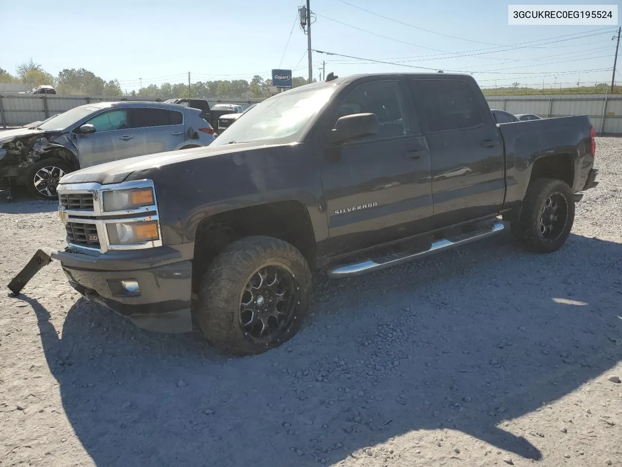 2014 Chevrolet Silverado K1500 Lt VIN: 3GCUKREC0EG195524 Lot: 75307024