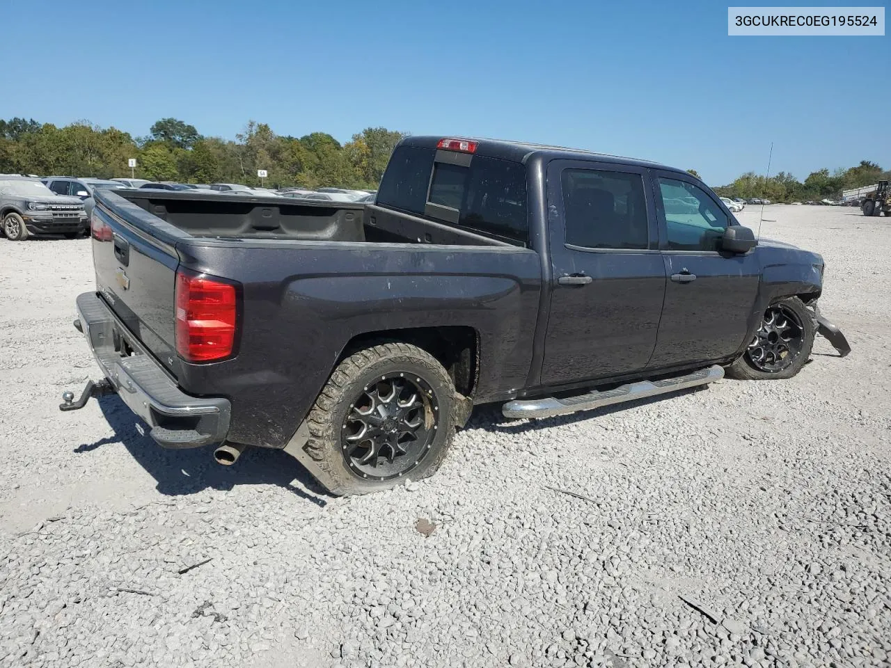 2014 Chevrolet Silverado K1500 Lt VIN: 3GCUKREC0EG195524 Lot: 75307024