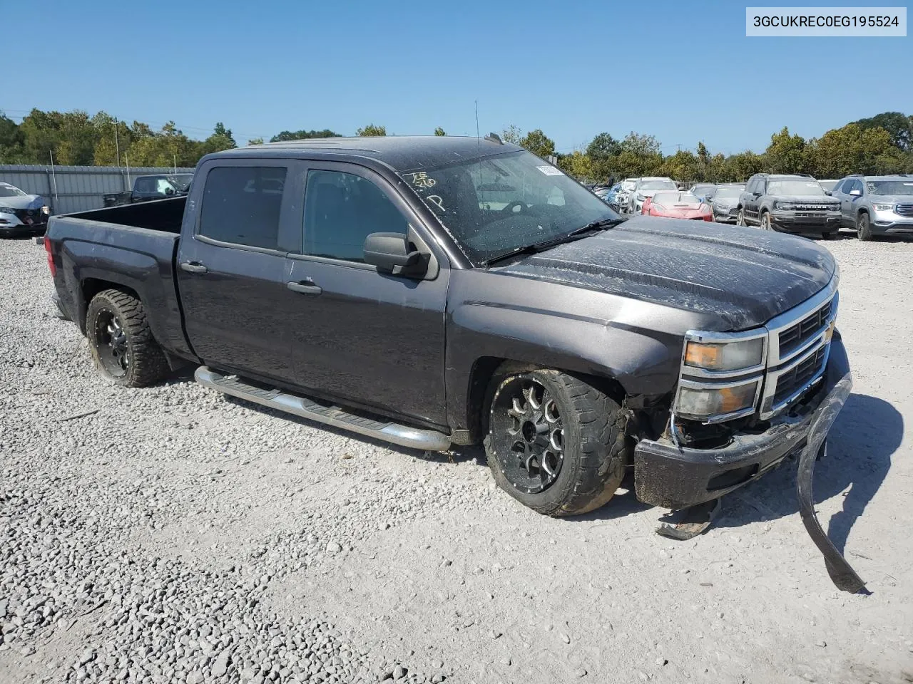 2014 Chevrolet Silverado K1500 Lt VIN: 3GCUKREC0EG195524 Lot: 75307024