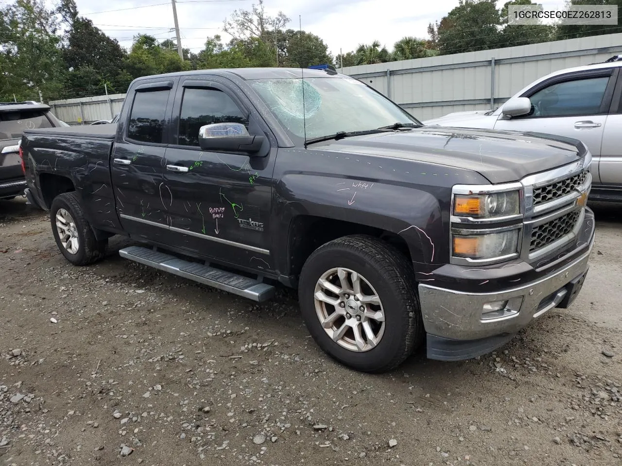 2014 Chevrolet Silverado C1500 Ltz VIN: 1GCRCSEC0EZ262813 Lot: 75330564