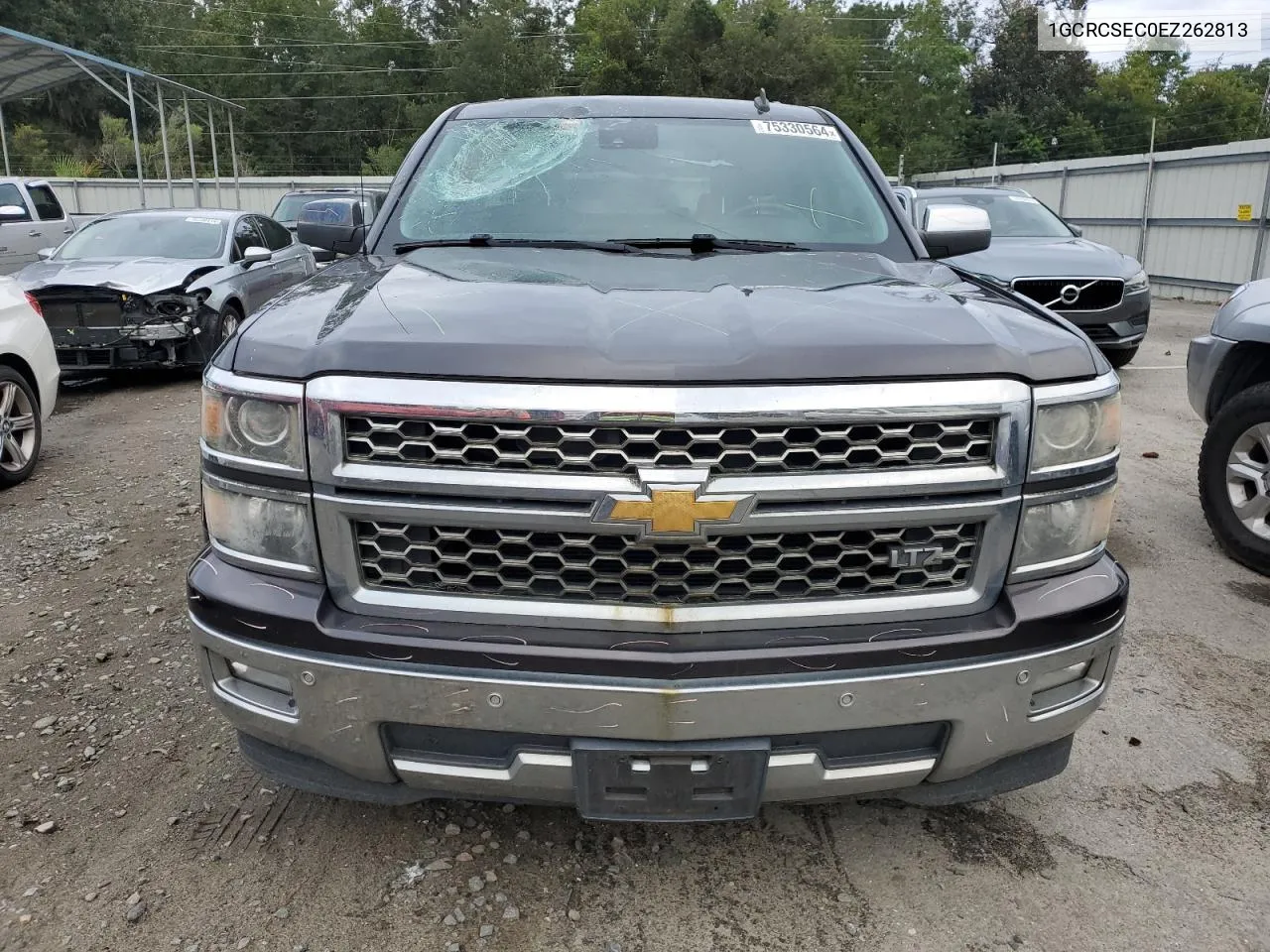 2014 Chevrolet Silverado C1500 Ltz VIN: 1GCRCSEC0EZ262813 Lot: 75330564