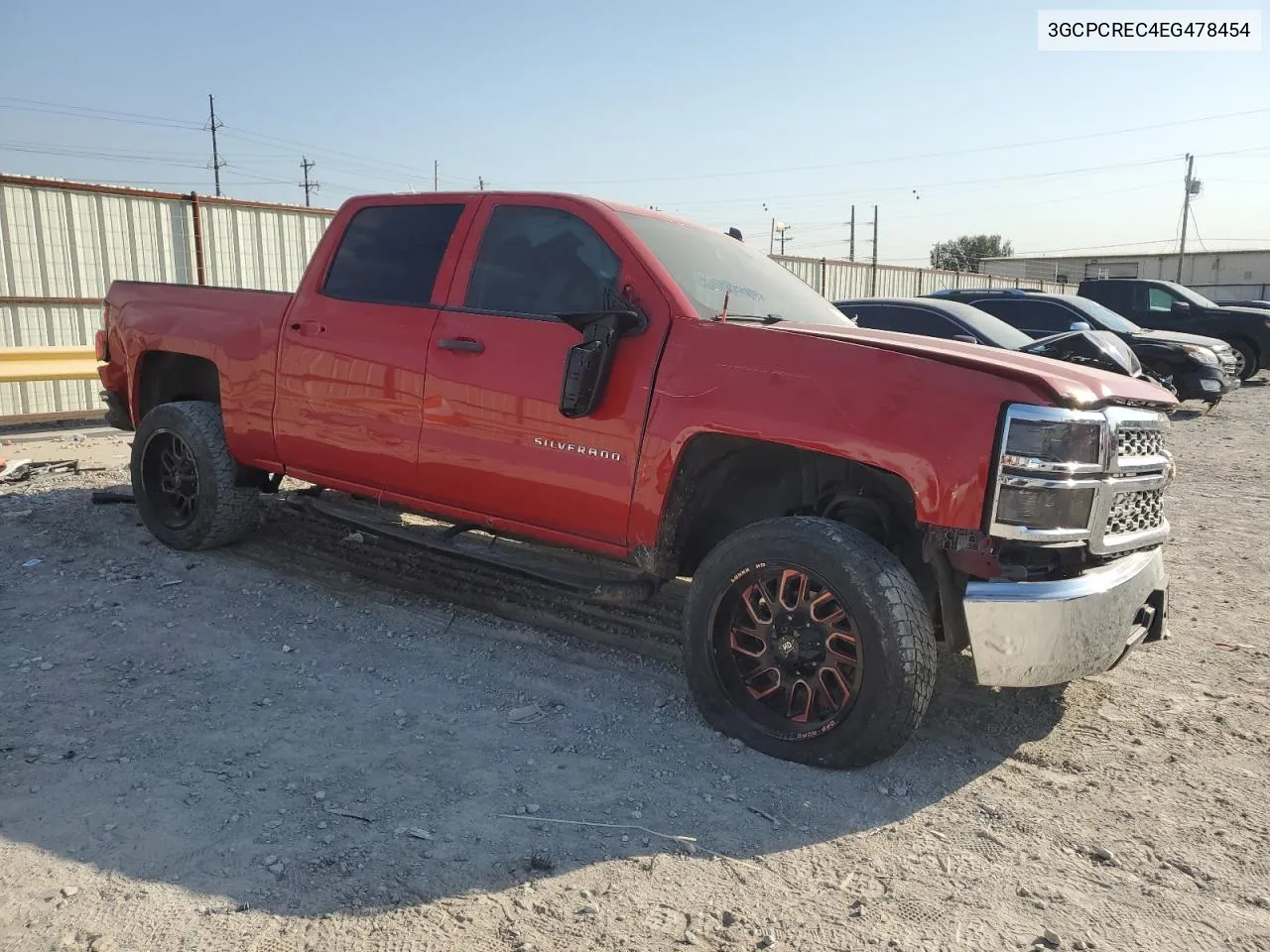 2014 Chevrolet Silverado C1500 Lt VIN: 3GCPCREC4EG478454 Lot: 75406424