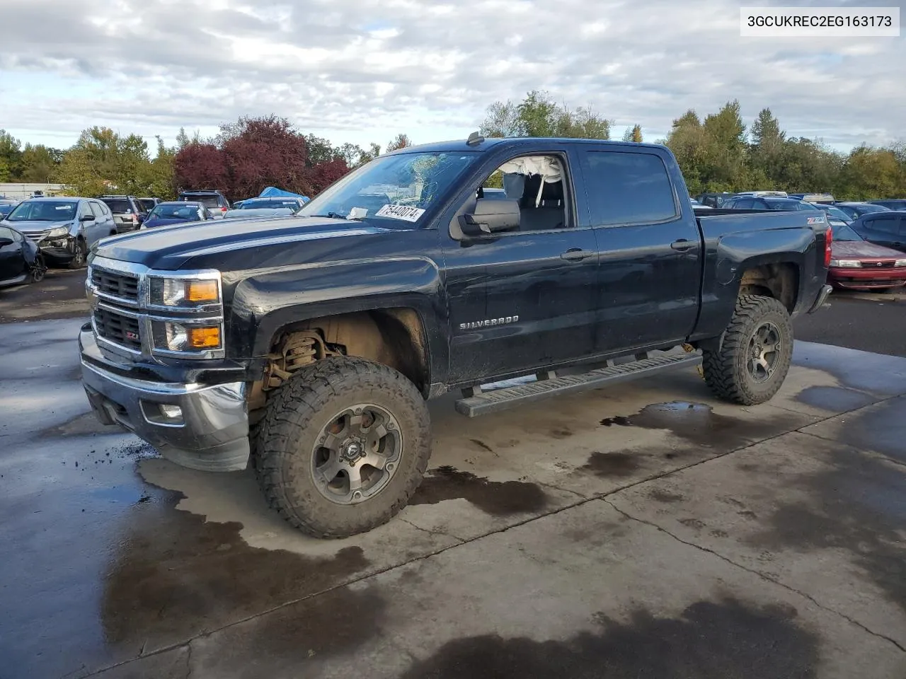 2014 Chevrolet Silverado K1500 Lt VIN: 3GCUKREC2EG163173 Lot: 75440074