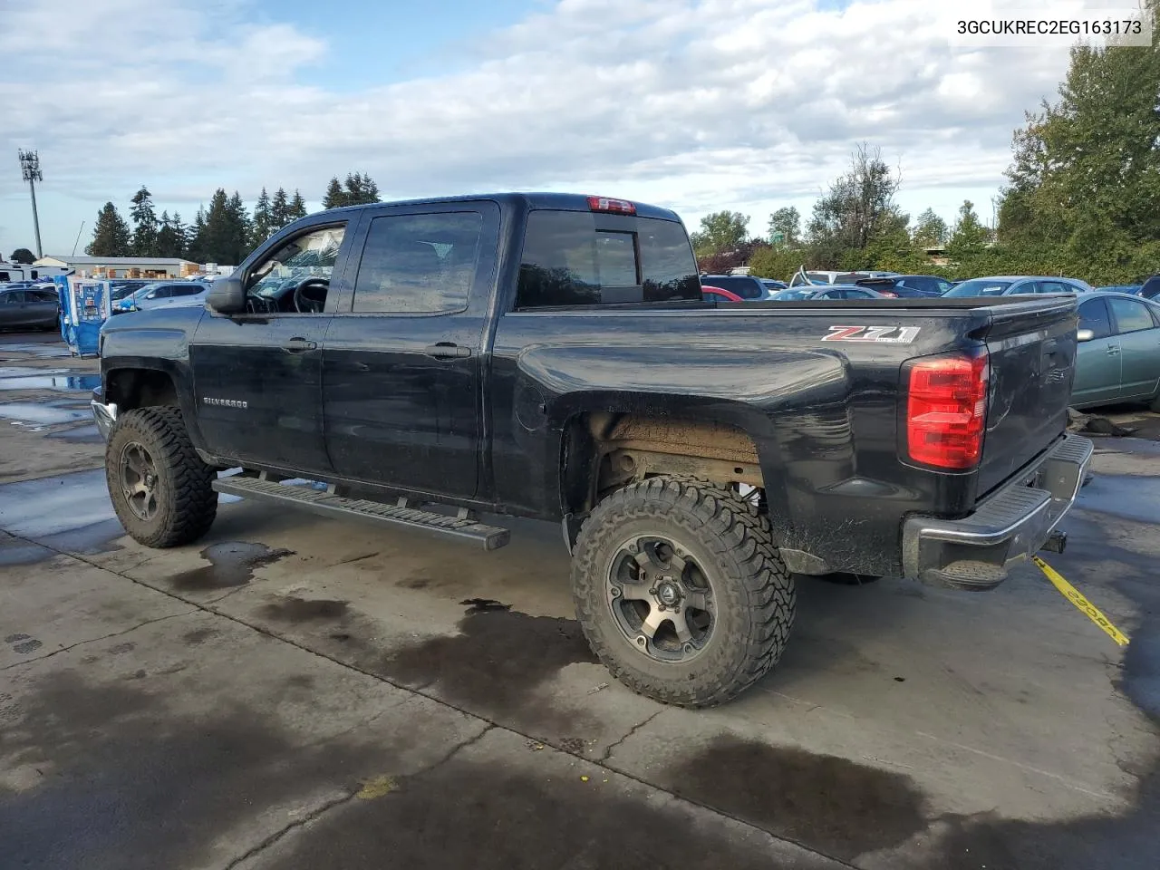 2014 Chevrolet Silverado K1500 Lt VIN: 3GCUKREC2EG163173 Lot: 75440074