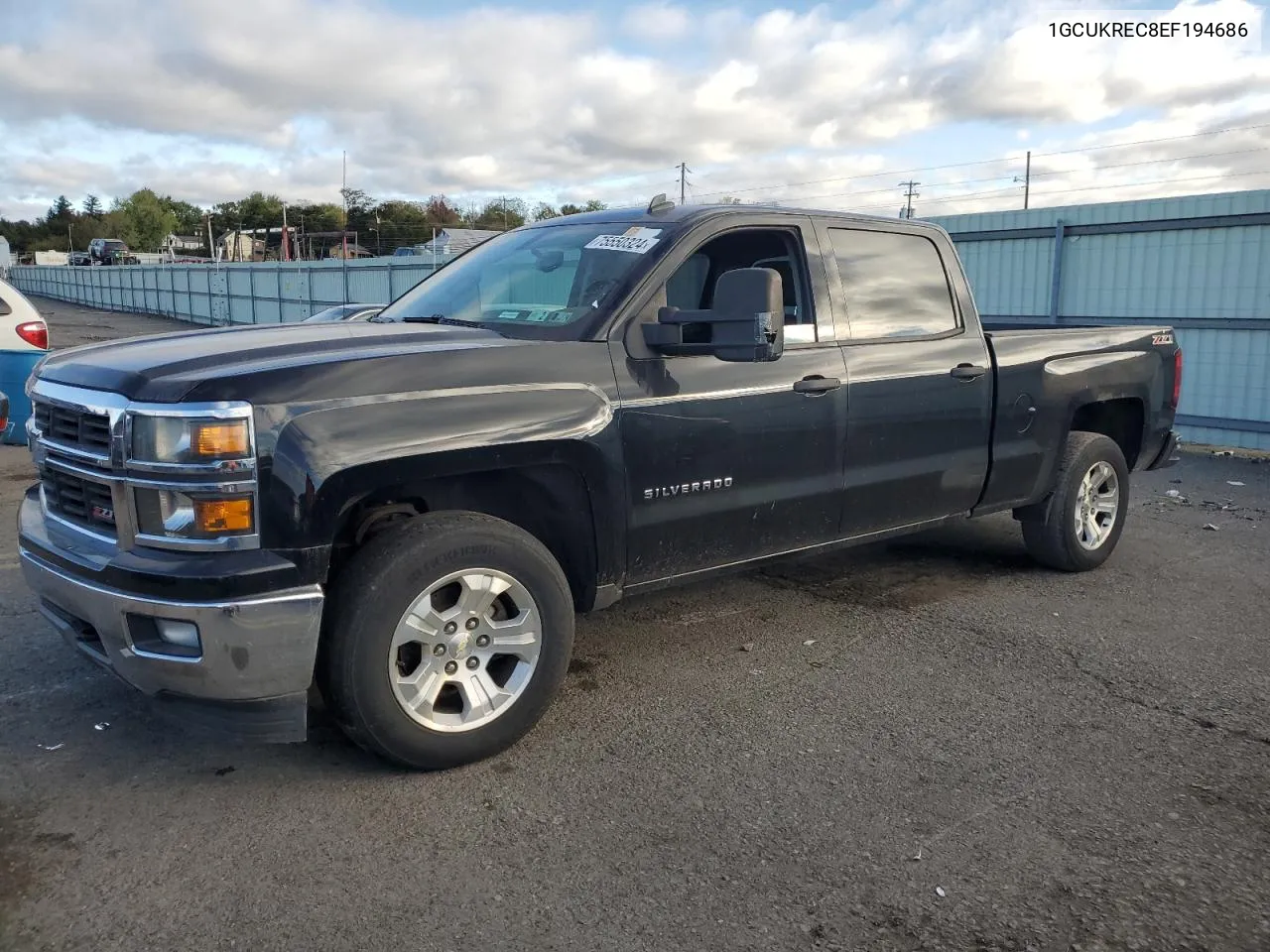 2014 Chevrolet Silverado K1500 Lt VIN: 1GCUKREC8EF194686 Lot: 75550324