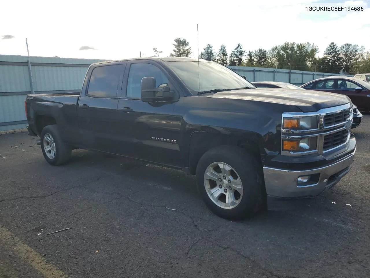 2014 Chevrolet Silverado K1500 Lt VIN: 1GCUKREC8EF194686 Lot: 75550324