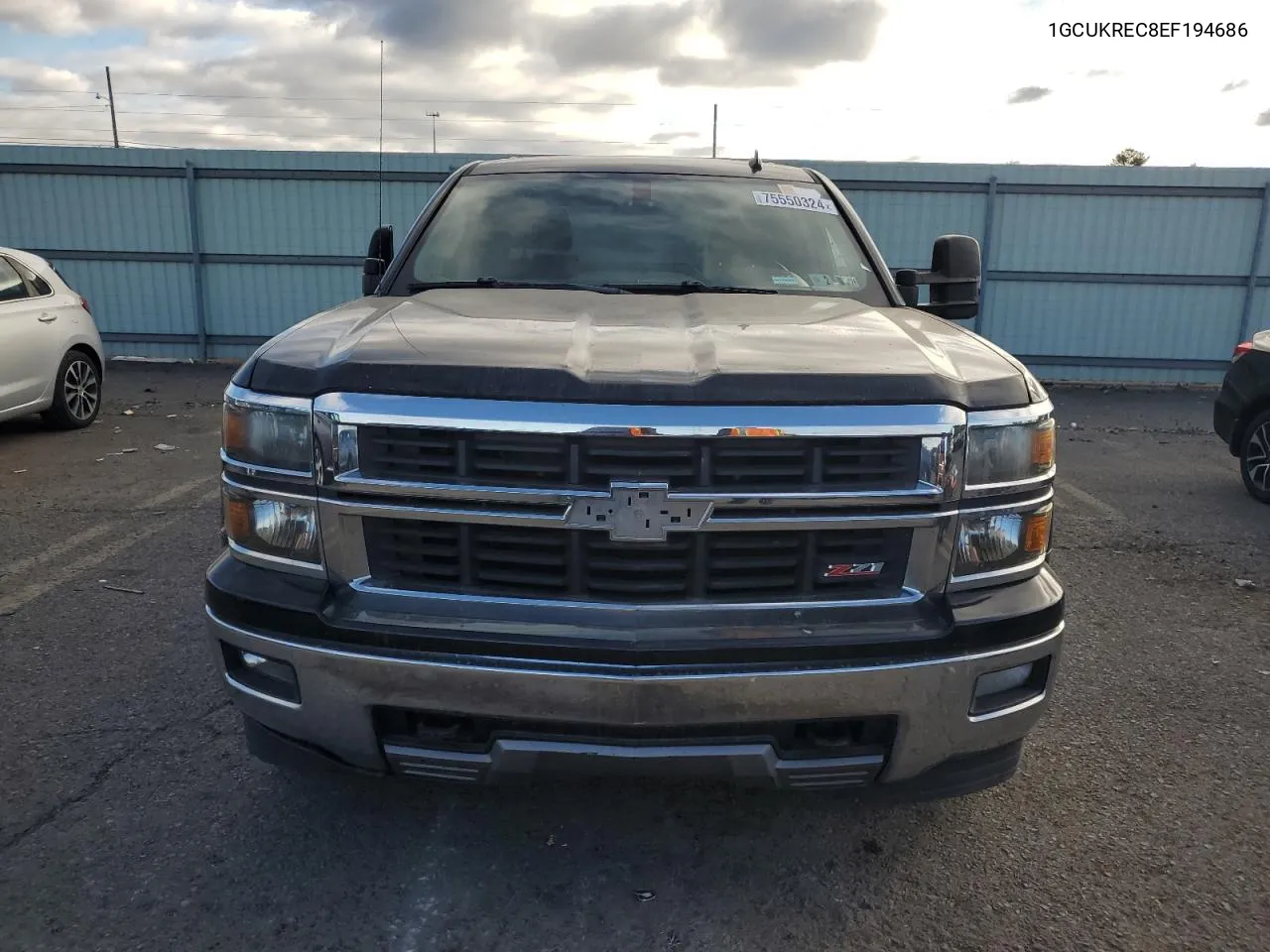 2014 Chevrolet Silverado K1500 Lt VIN: 1GCUKREC8EF194686 Lot: 75550324