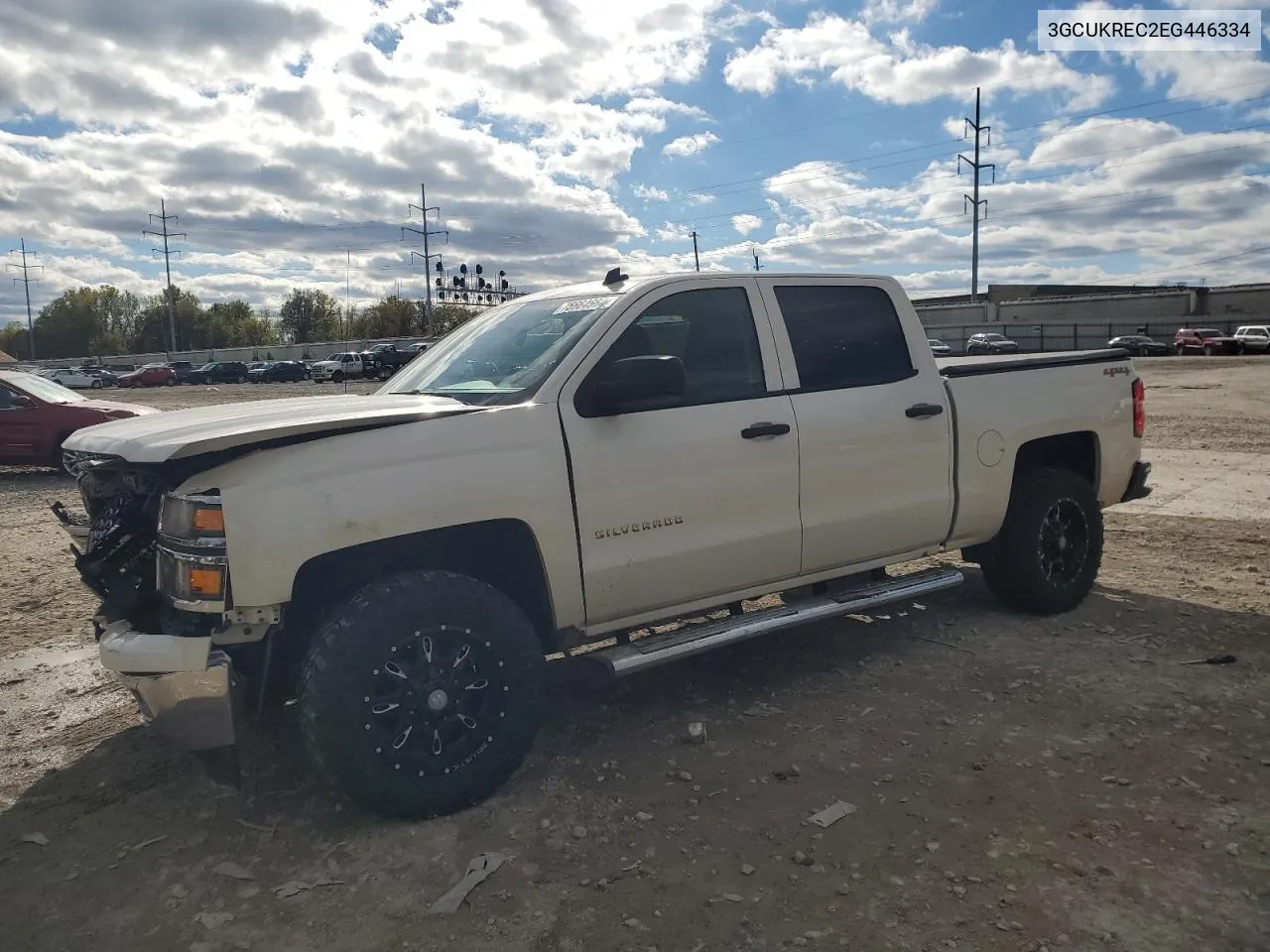 2014 Chevrolet Silverado K1500 Lt VIN: 3GCUKREC2EG446334 Lot: 75664664