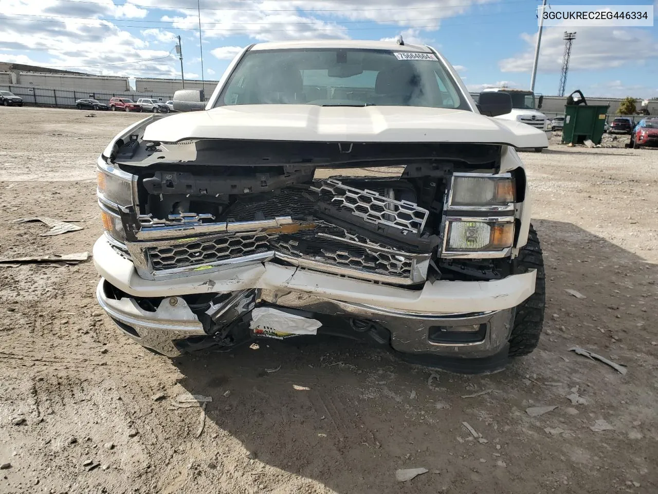 2014 Chevrolet Silverado K1500 Lt VIN: 3GCUKREC2EG446334 Lot: 75664664