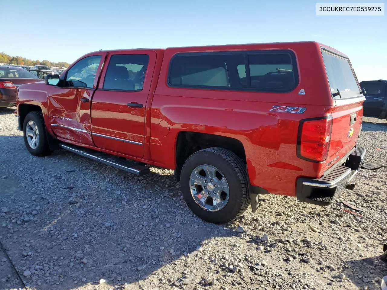 2014 Chevrolet Silverado K1500 Lt VIN: 3GCUKREC7EG559275 Lot: 75954474