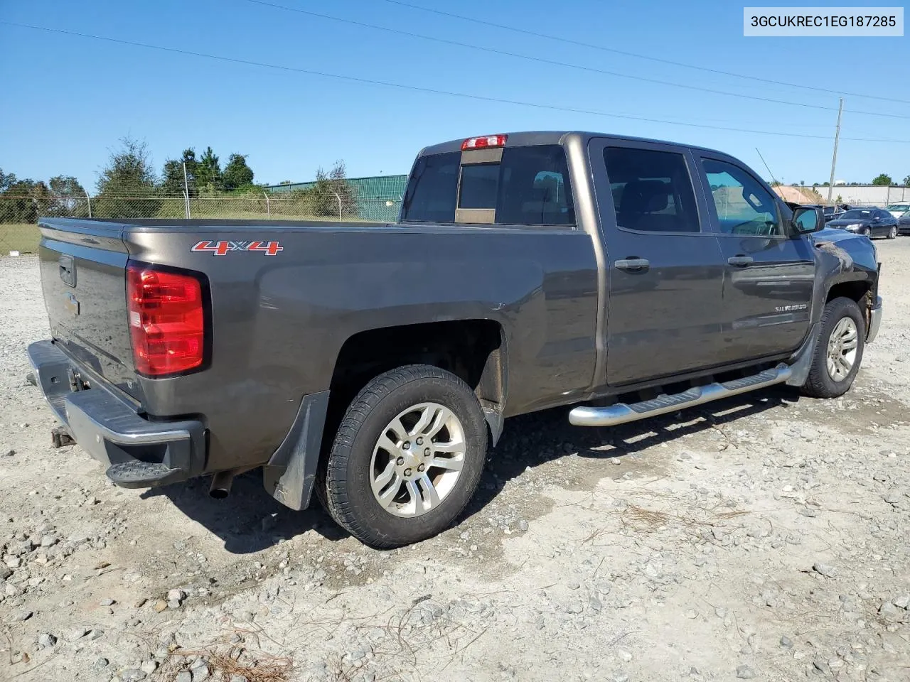 2014 Chevrolet Silverado K1500 Lt VIN: 3GCUKREC1EG187285 Lot: 76266414