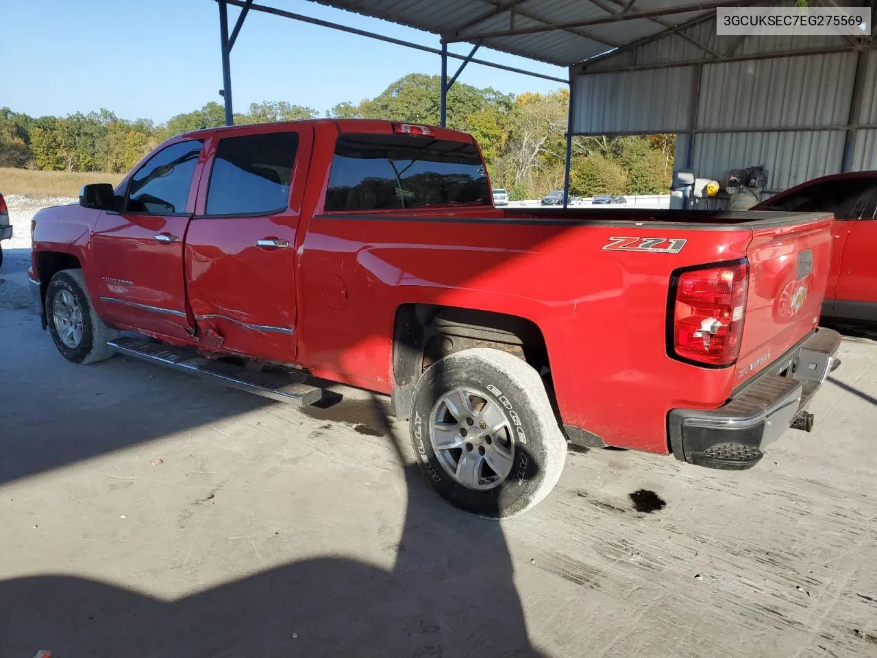 2014 Chevrolet Silverado K1500 Ltz VIN: 3GCUKSEC7EG275569 Lot: 76279594