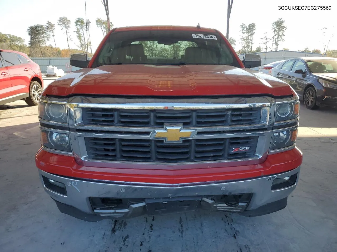 2014 Chevrolet Silverado K1500 Ltz VIN: 3GCUKSEC7EG275569 Lot: 76279594