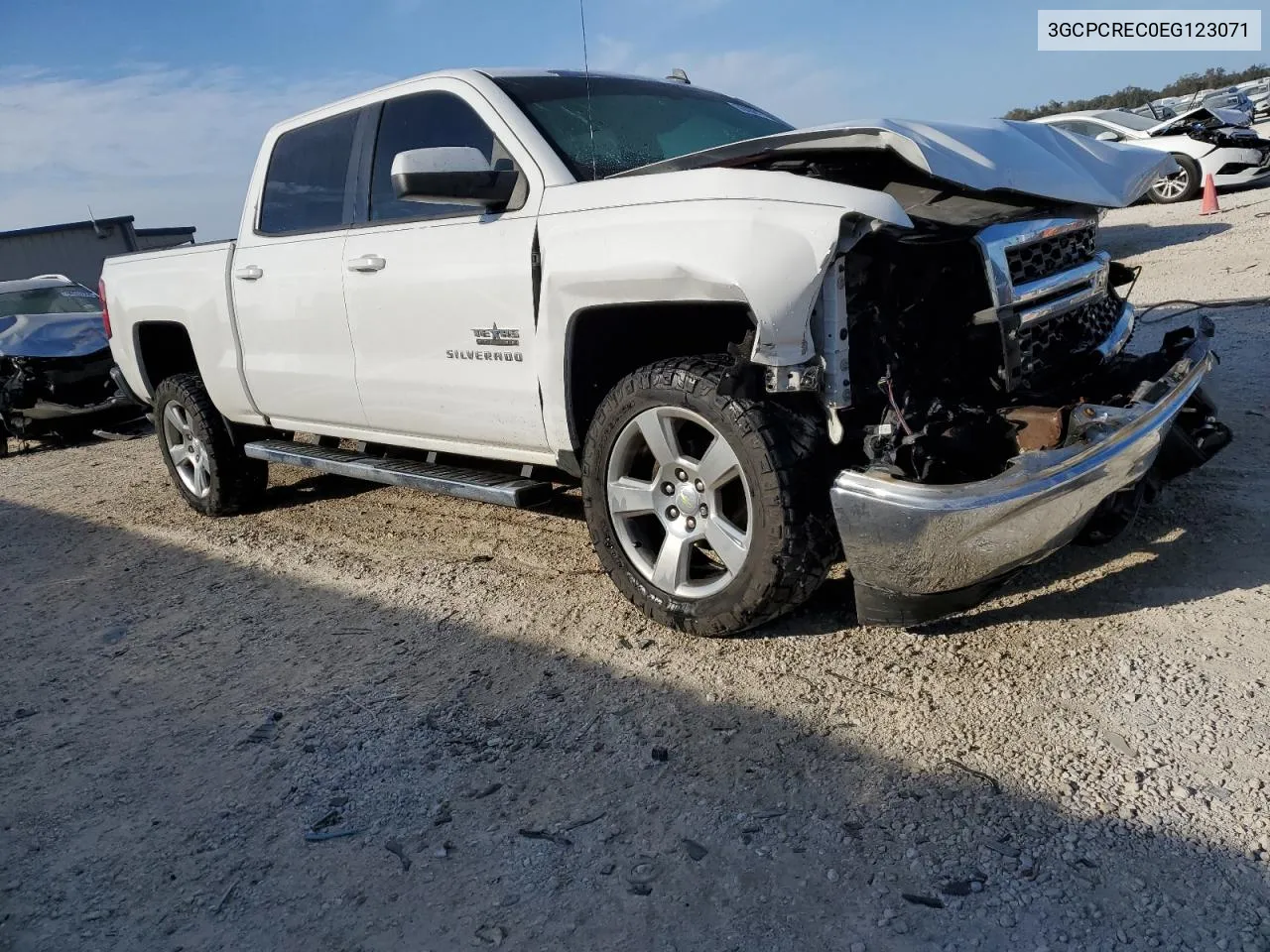 2014 Chevrolet Silverado C1500 Lt VIN: 3GCPCREC0EG123071 Lot: 76398174